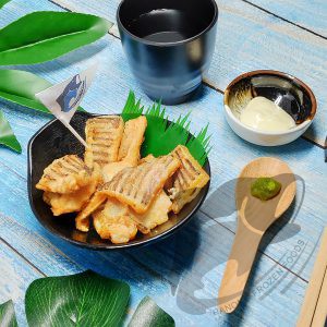 Soft Cuttlefish Wing Skin On Cut Karaage